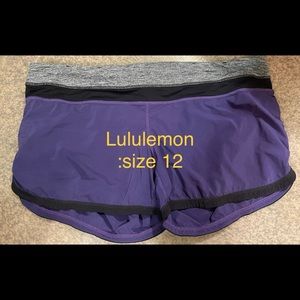 Lululemon shorts size 12
